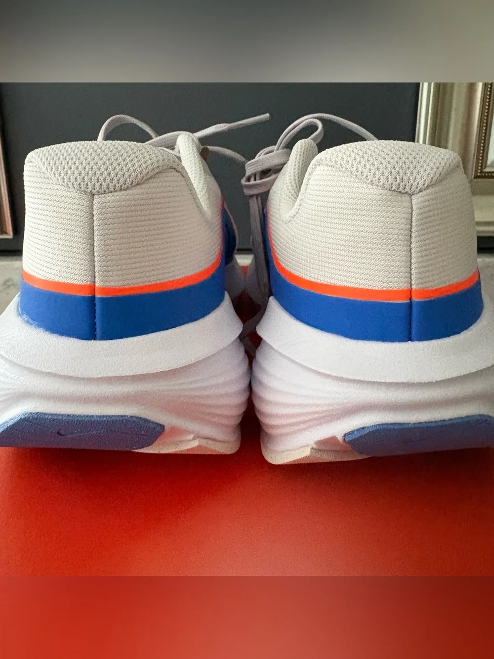 Nike Downshifter 14 Blue Orange White Mens Running Shoe Sneaker MULTIPLE SIZES